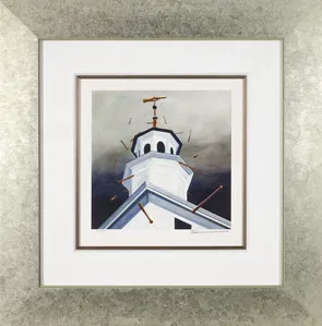 Robert Deyber - Bats In The Belfry Framed