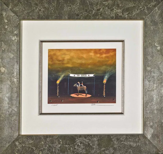 Robert Deyber - The Dog And Pony Show Framed