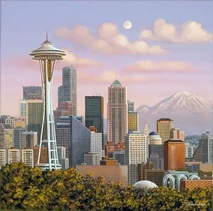 Liudmila Kondakova - Seattle Skyline