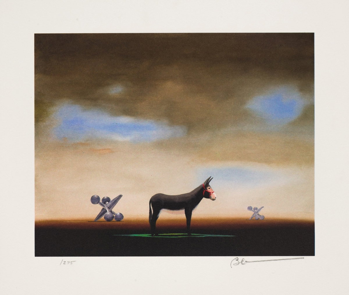 The Jack Ass (Jacks Game), 2007 by Robert Deyber — hand-signed lithograph