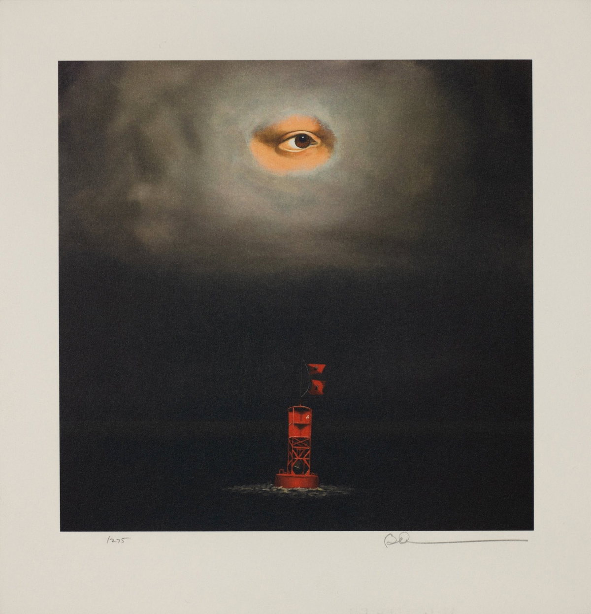 Eye of the Storm, 2007 by Robert Deyber — hand-signed lithograph