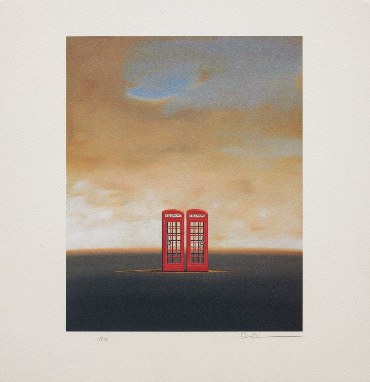 Too Close to Call, 2007 by Robert Deyber — hand-signed lithograph