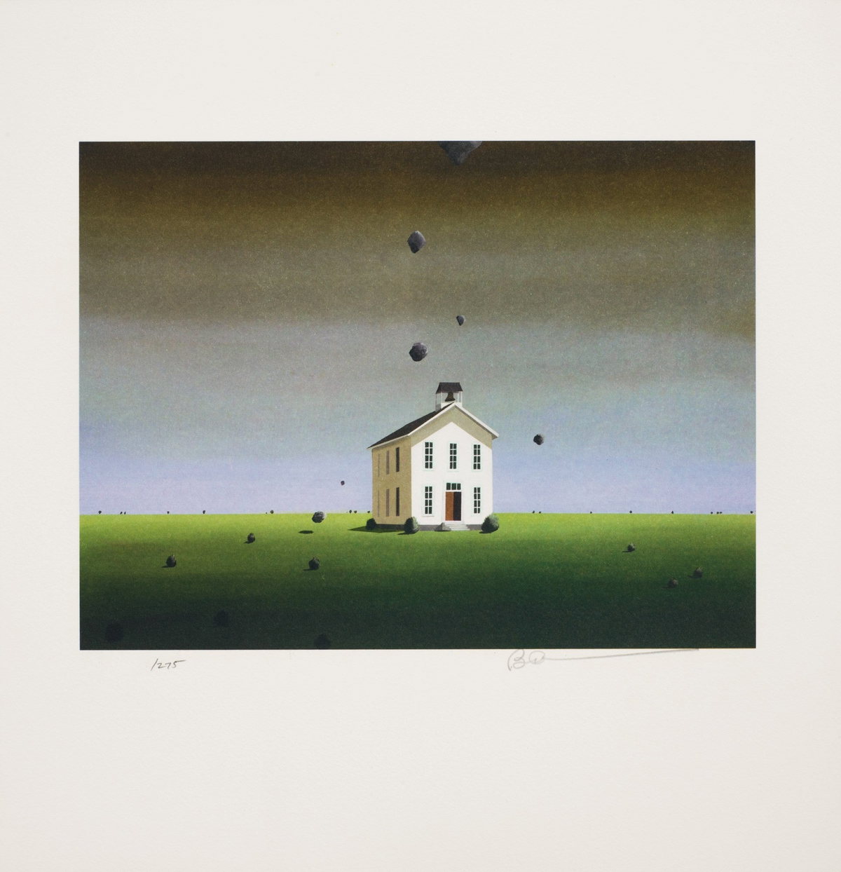 The School of Hard Knocks, 2007 by Robert Deyber — hand-signed lithograph