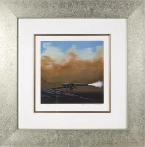 Robert Deyber - Loose Cannon Framed