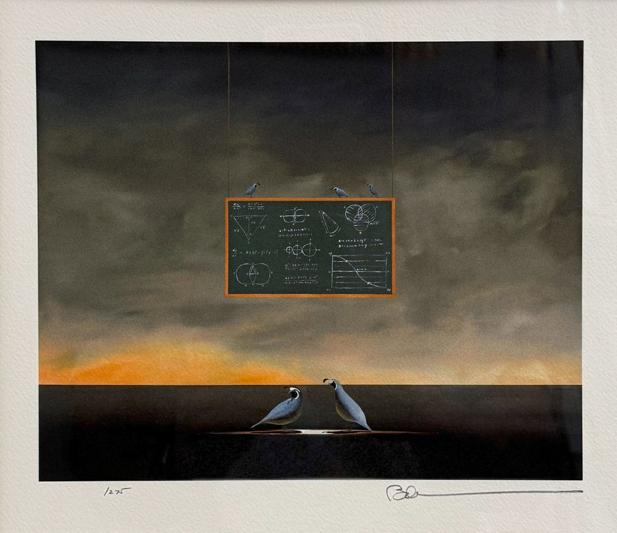 Technical Fowl, 2007 by Robert Deyber — hand-signed lithograph
