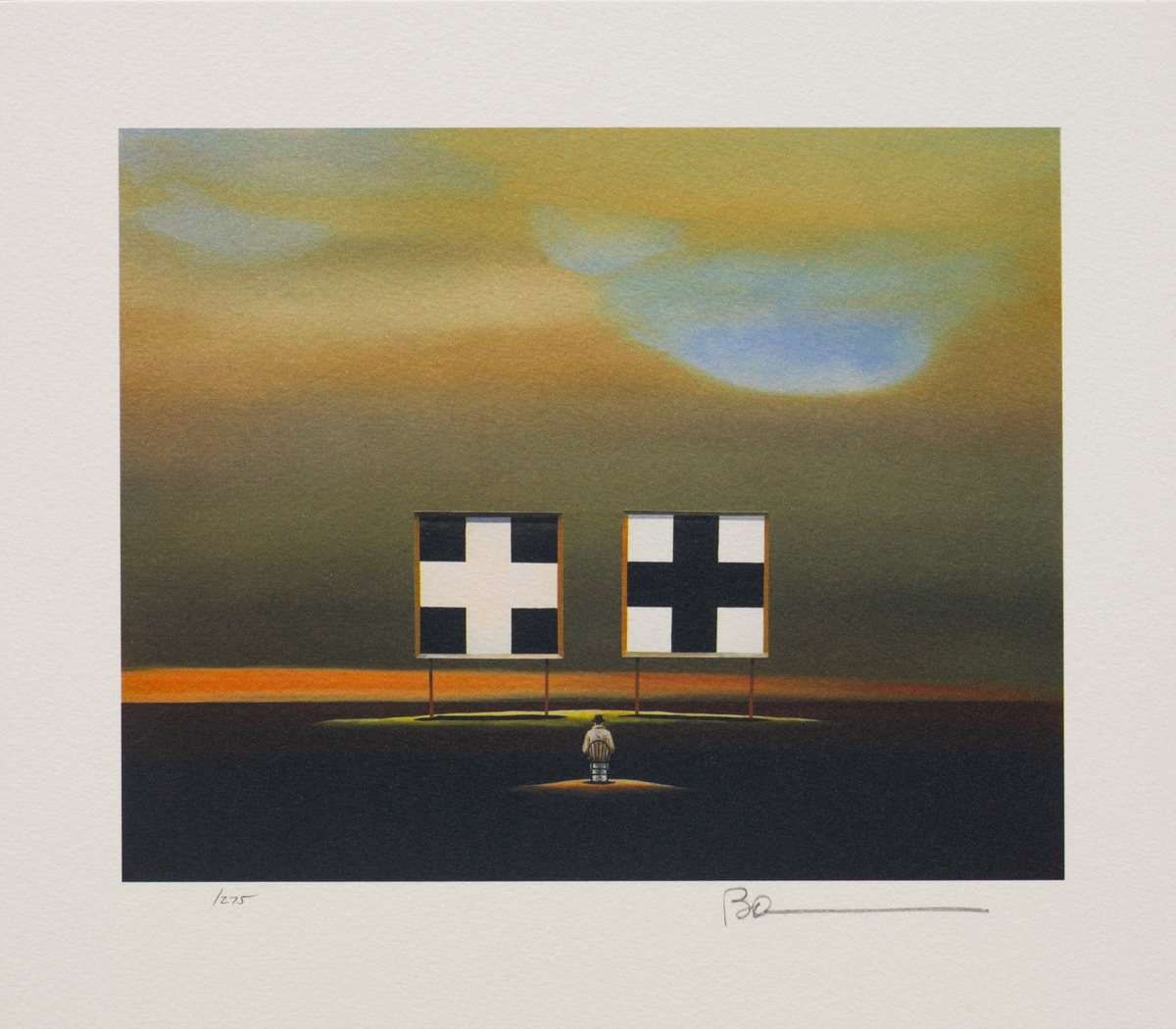 Double Crossed, 2007 by Robert Deyber — hand-signed lithograph