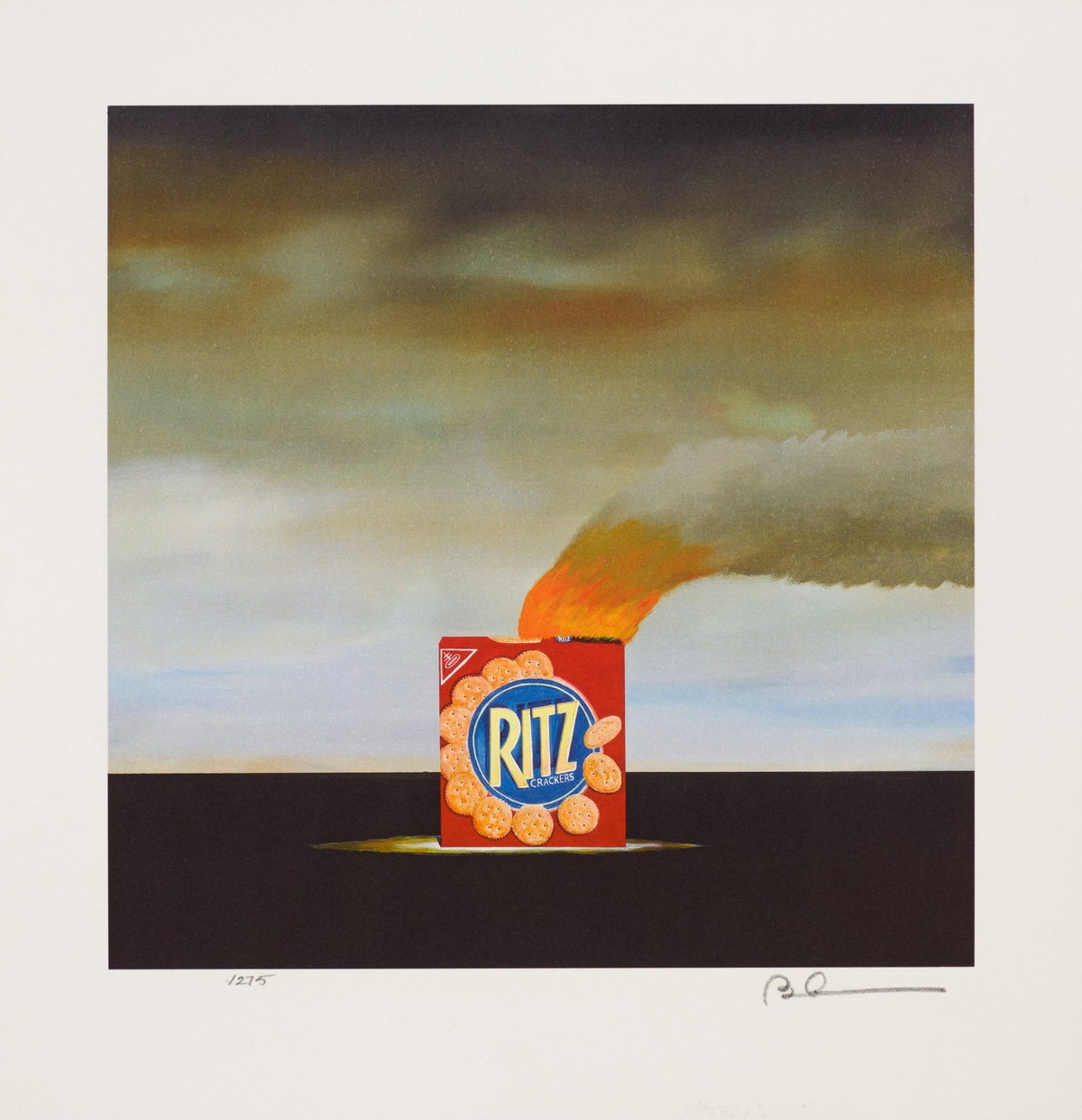 Fire Crackers, 2009 by Robert Deyber — hand-signed lithograph