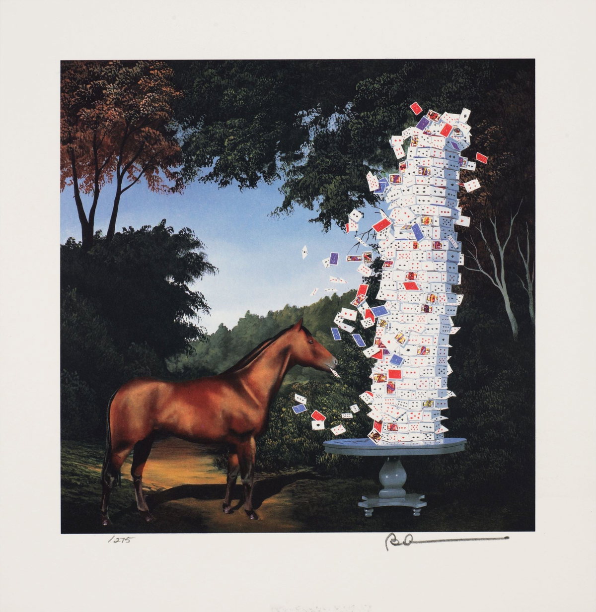 Hobby Horse, 2010 by Robert Deyber — hand-signed lithograph