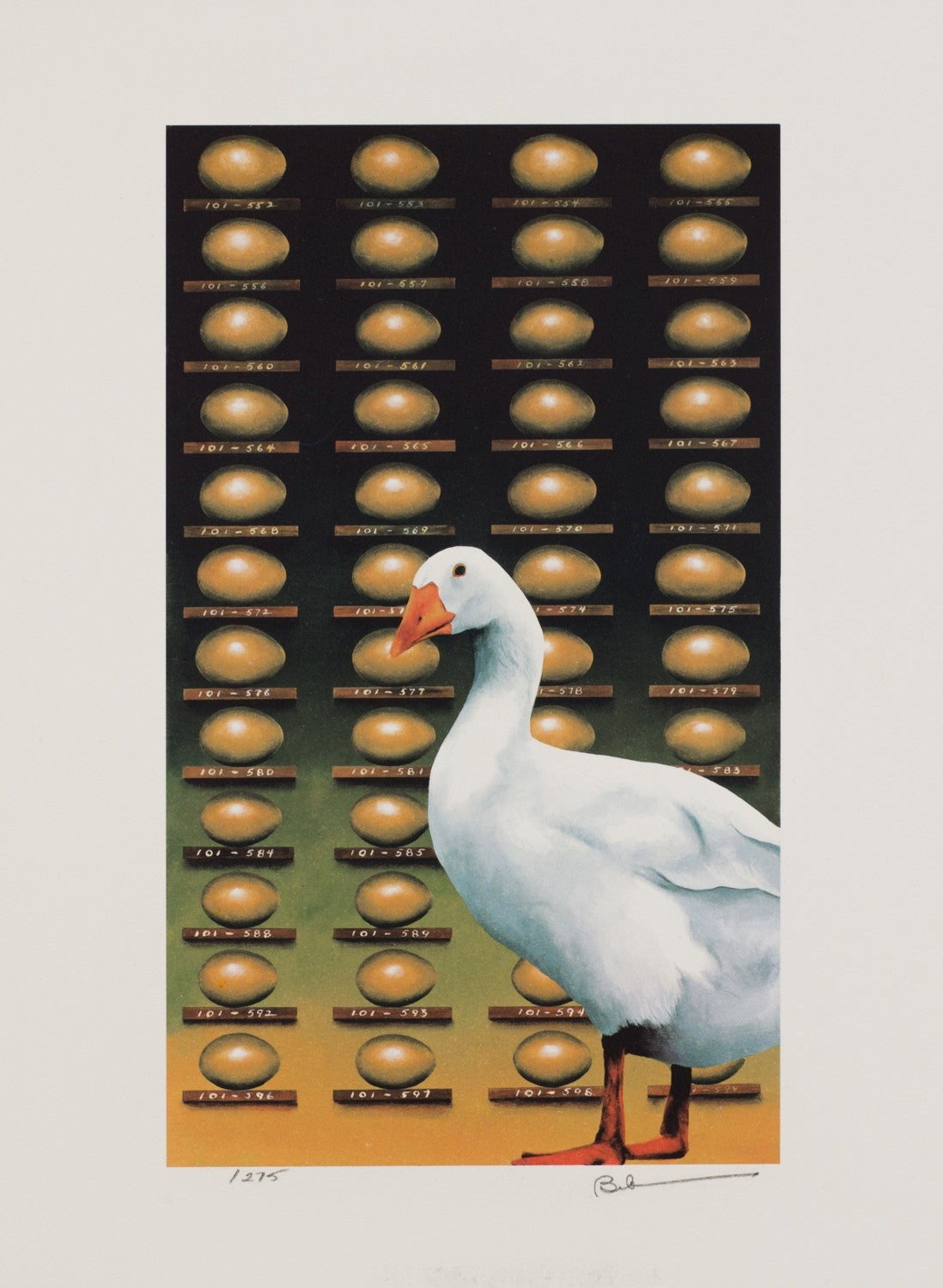 The Golden Goose, 2010 by Robert Deyber — hand-signed lithograph