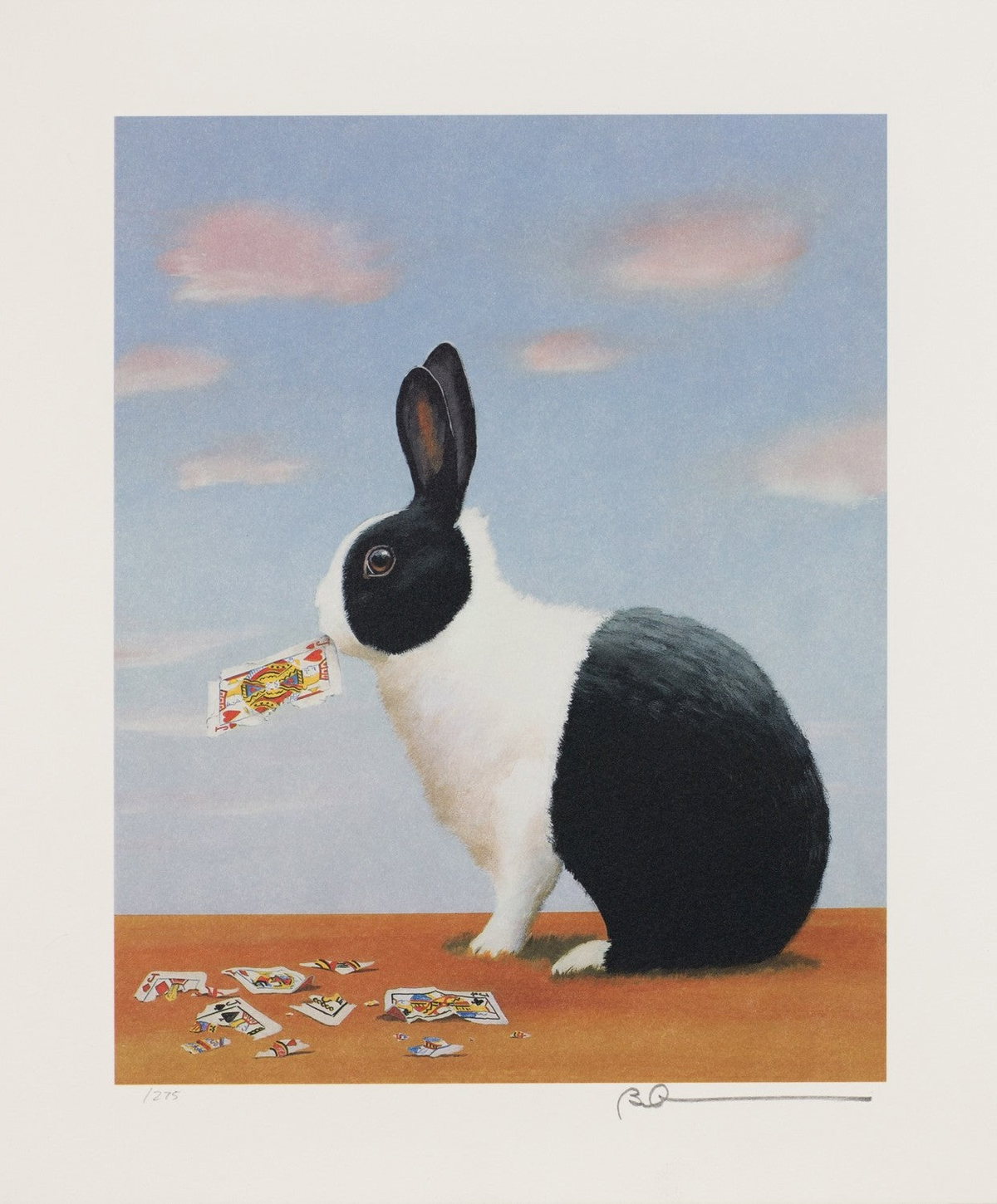 Jack Rabbit, 2012 by Robert Deyber — hand-signed lithograph