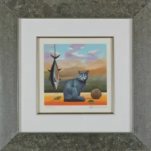 Robert Deyber - It's a Cat's Life Framed