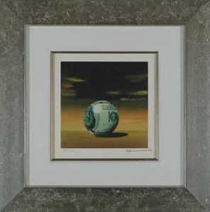 Robert Deyber - Money Ball Framed