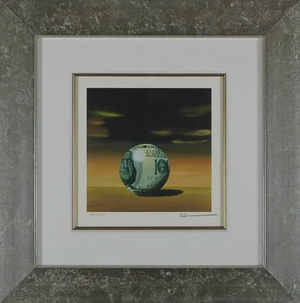 Robert Deyber - Money Ball Framed
