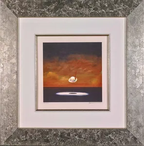 Robert Deyber - At the Drop of a Hat Ladies' Hat Framed