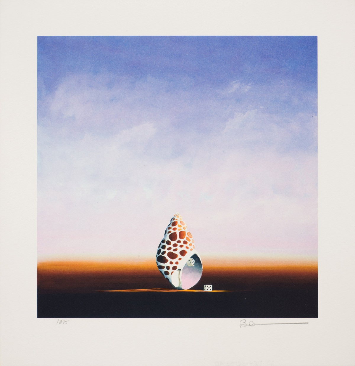 The Shell Game, 2007 by Robert Deyber — hand-signed lithograph