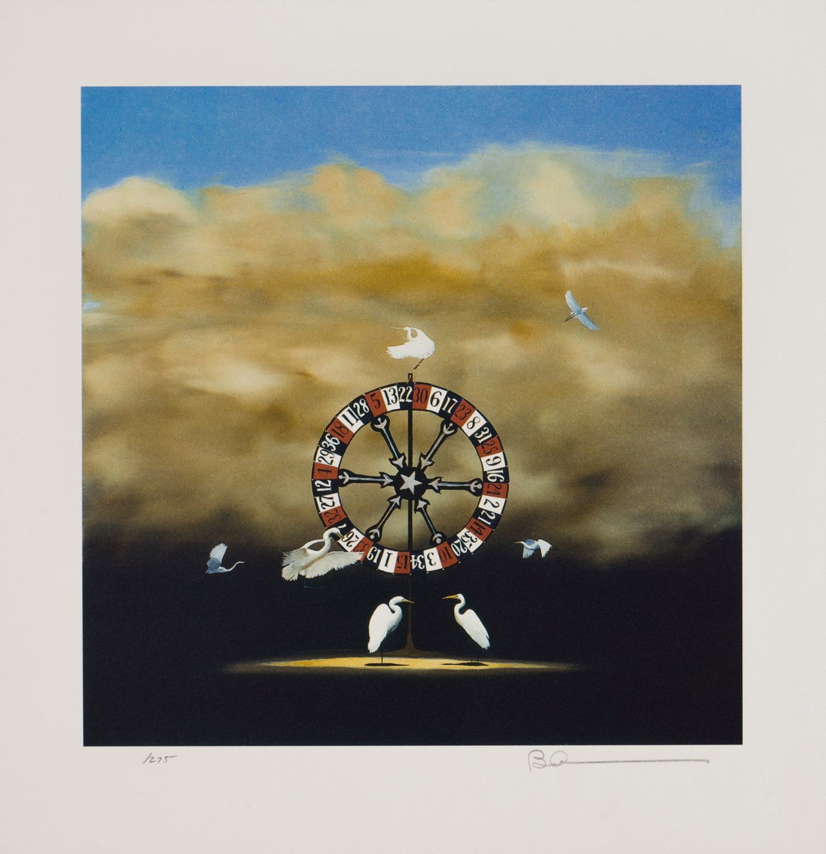 Fowl Play, 2007 by Robert Deyber — hand-signed lithograph