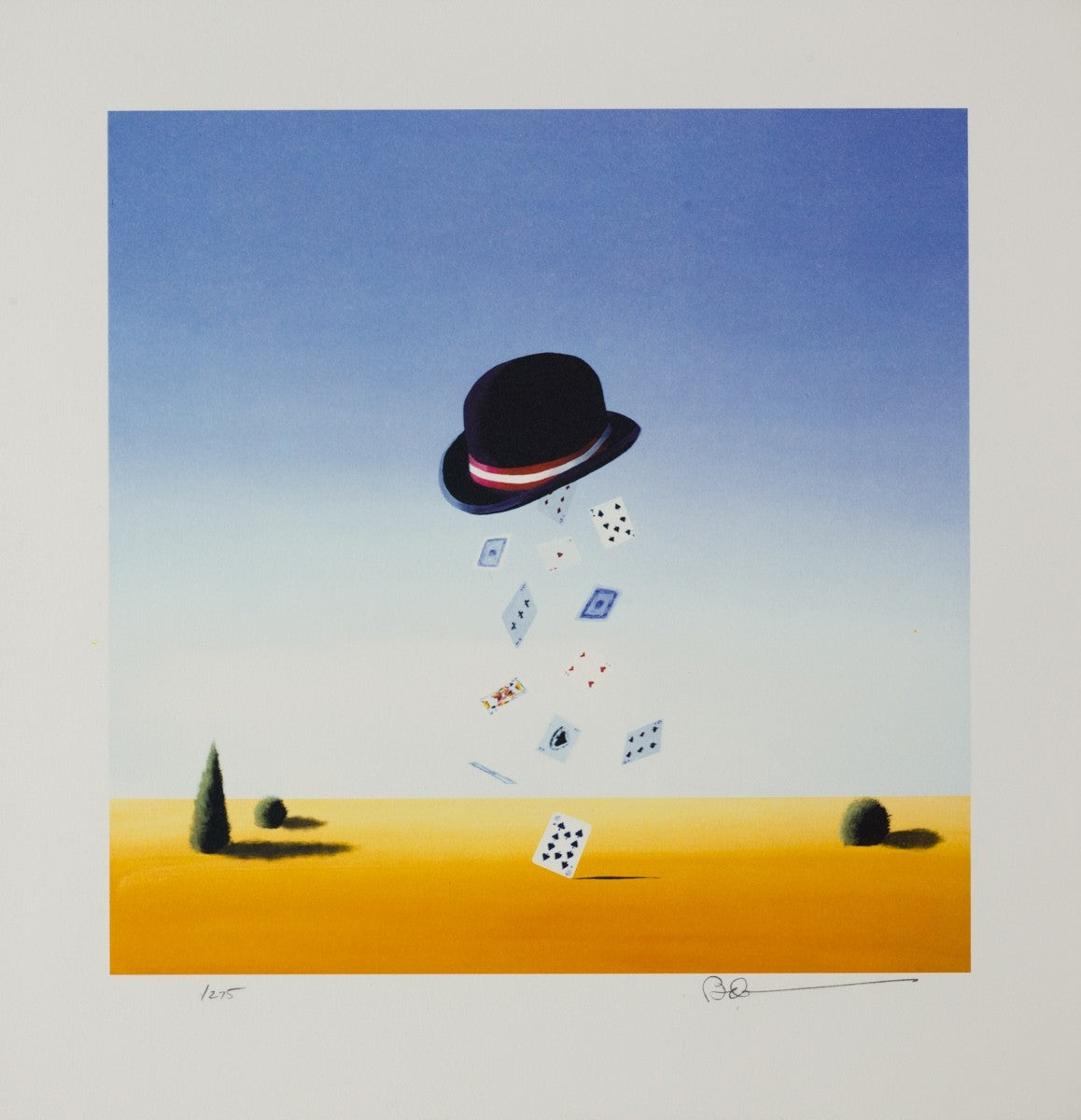 The Hat Trick, 2007 by Robert Deyber — hand-signed lithograph