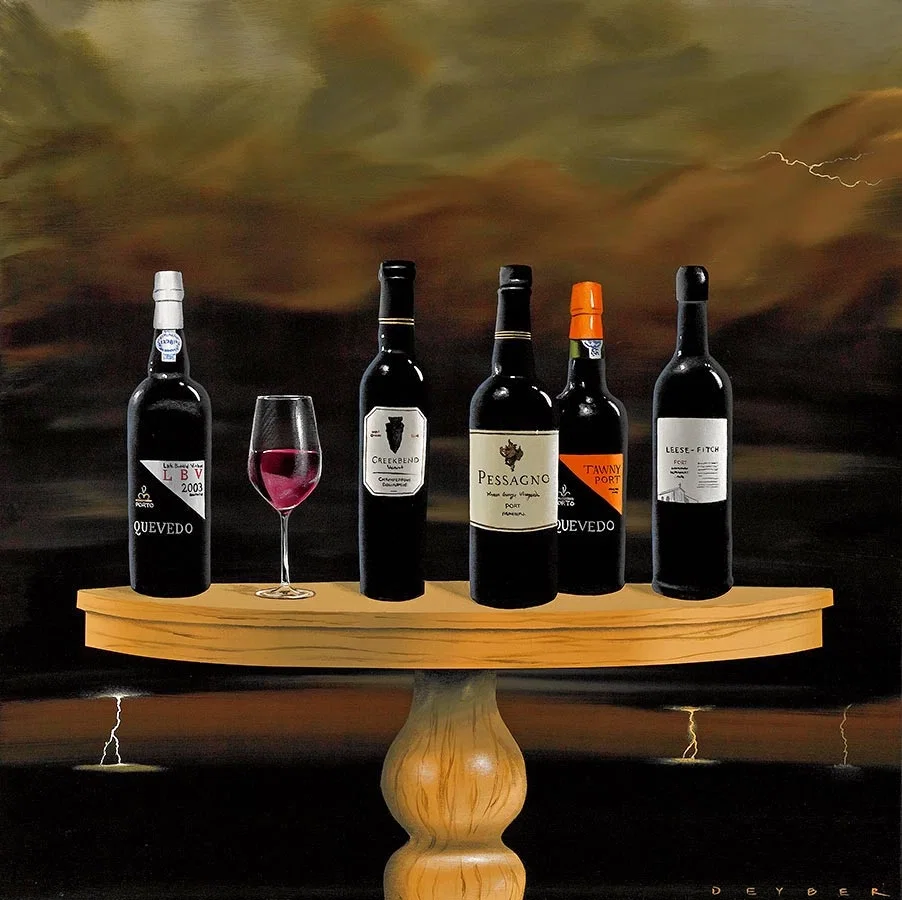 Any Port in a Storm II by Robert Deyber — hand-crafted stone lithograph