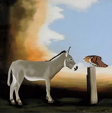 Wise Ass by Robert Deyber — hand-crafted stone lithograph