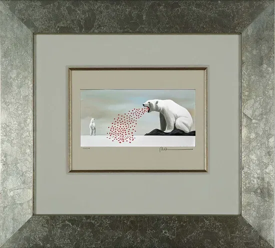 Robert Deyber - Love Sick Framed