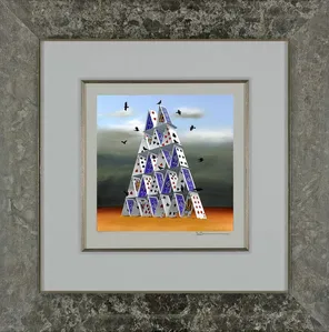 Robert Deyber - House of Cards Framed