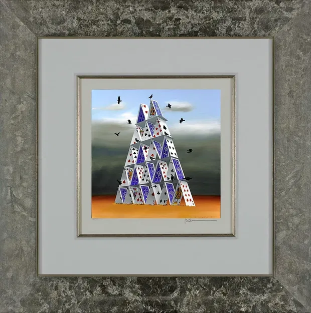 Robert Deyber - House of Cards Framed