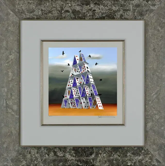Robert Deyber - House of Cards Framed