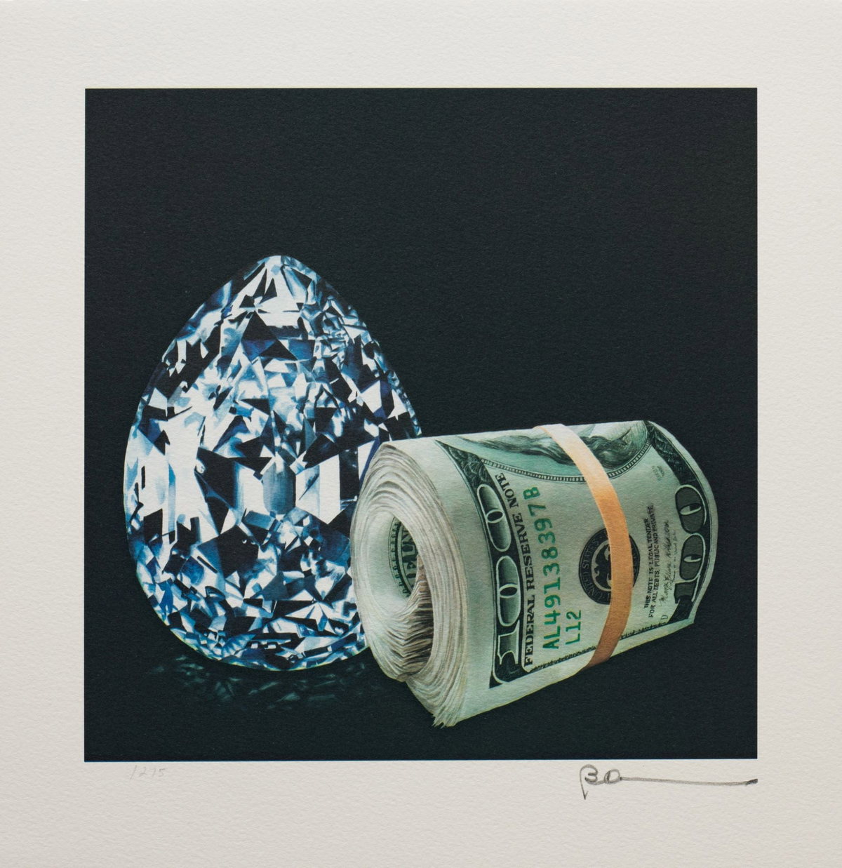 Rock and Roll II, 2021 by Robert Deyber — hand-signed lithograph