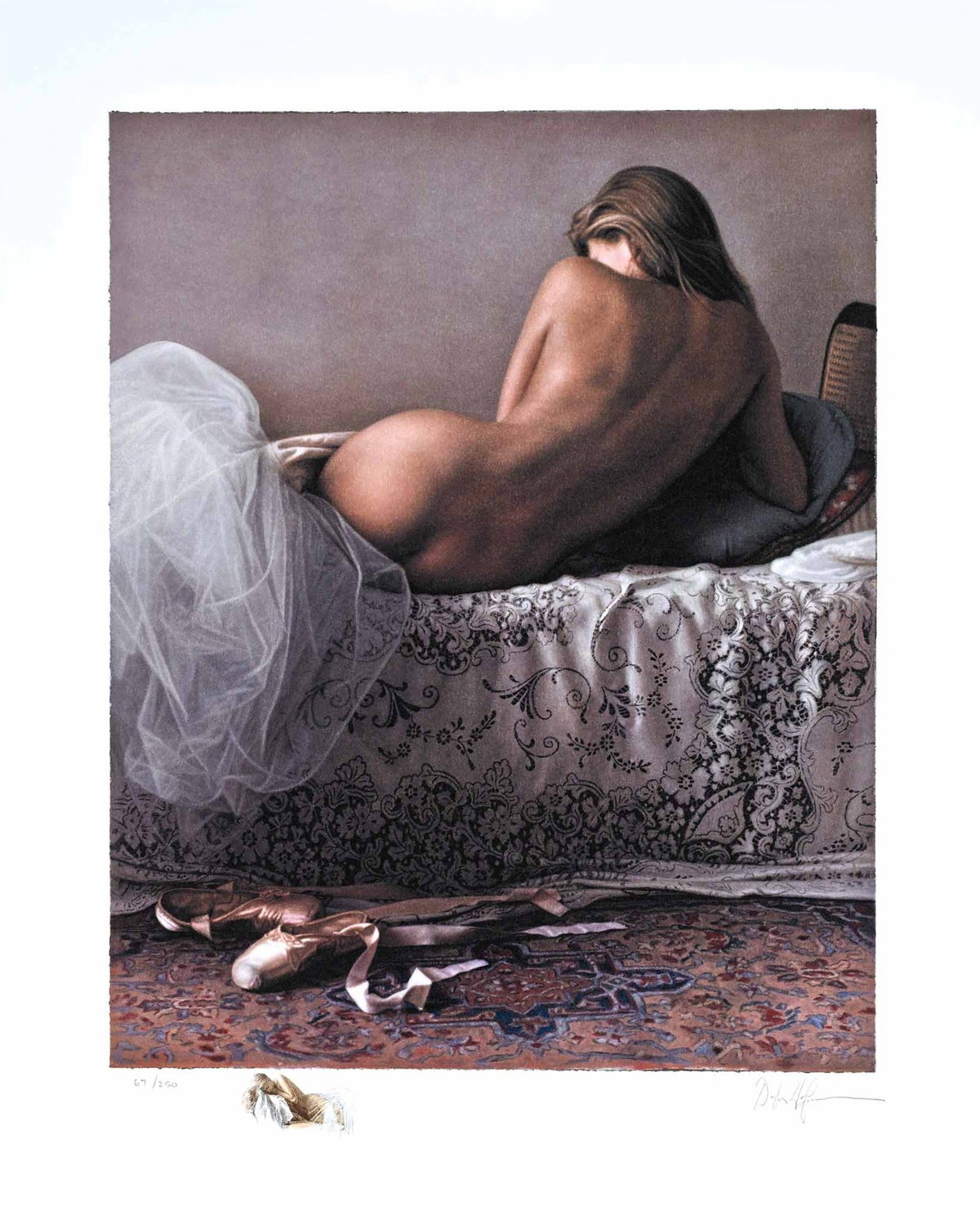 Satin Slippers II, 1996 by Douglas Hofmann — hand-signed lithograph
