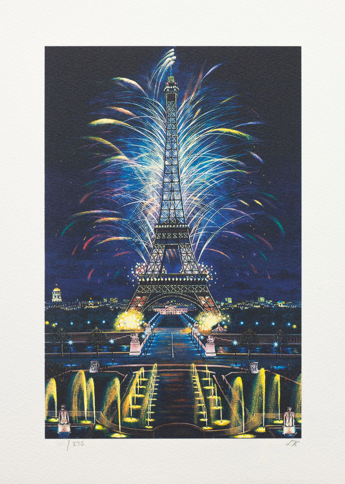 Bastille Day, 2008 by Liudmila Kondakova — hand-signed lithograph on paper