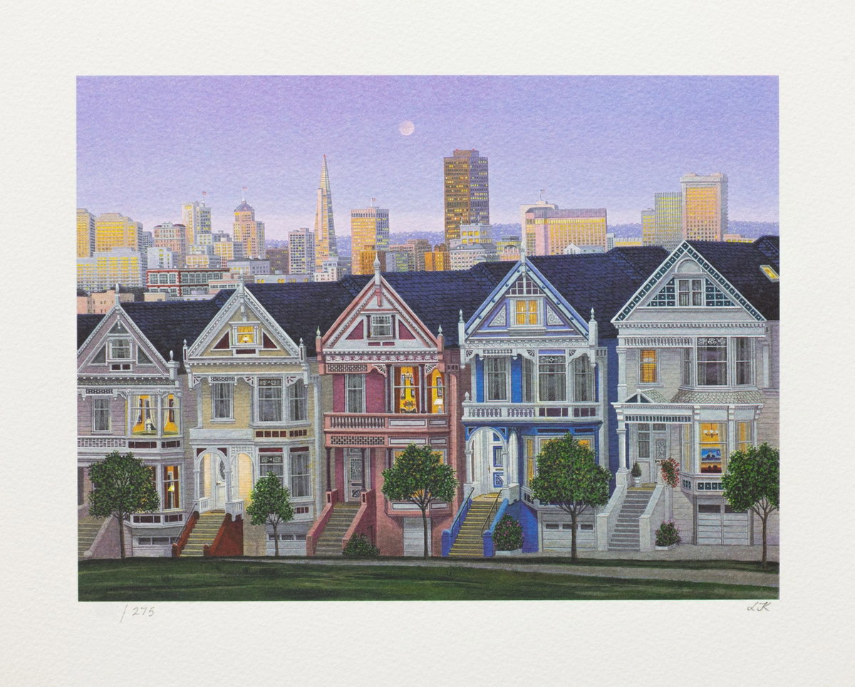 City by the Bay, 2008 by Liudmila Kondakova — hand-signed lithograph on paper
