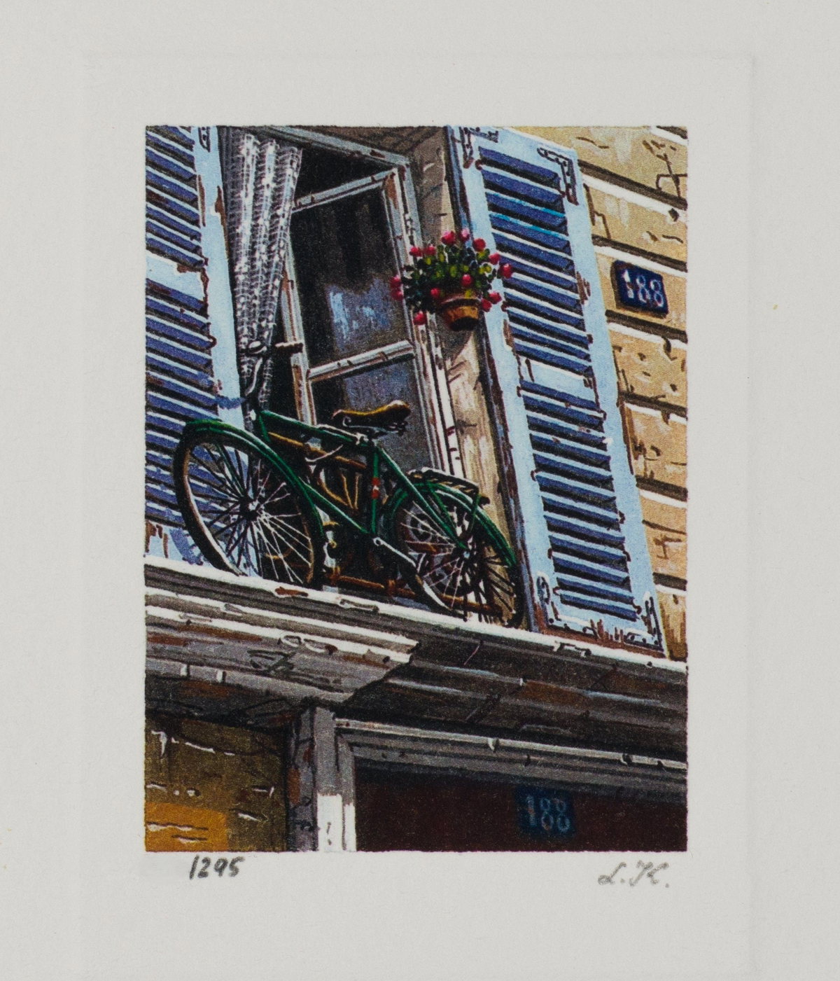 188 Rue de Marcine, 2006 by Liudmila Kondakova — hand-signed lithograph on paper