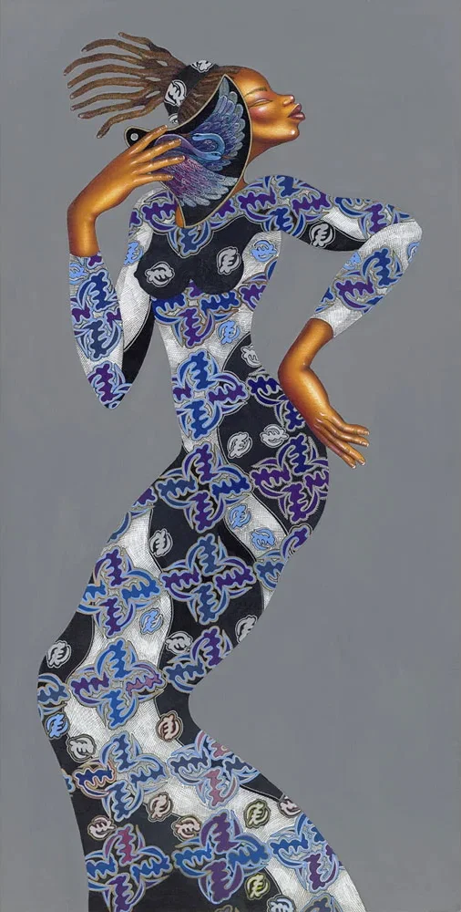 Lady Loc by Larry Poncho Brown — Offset Lithograph Remarque