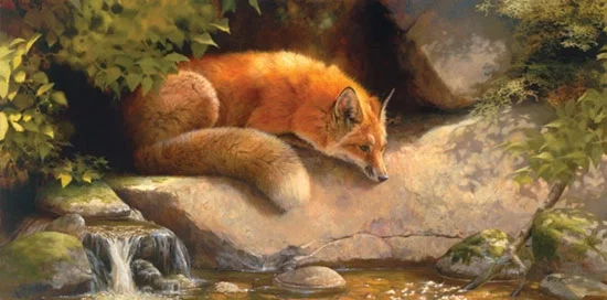 Contemplating the Dragonfly by Bonnie Marris — Master Works Edition On Canvas