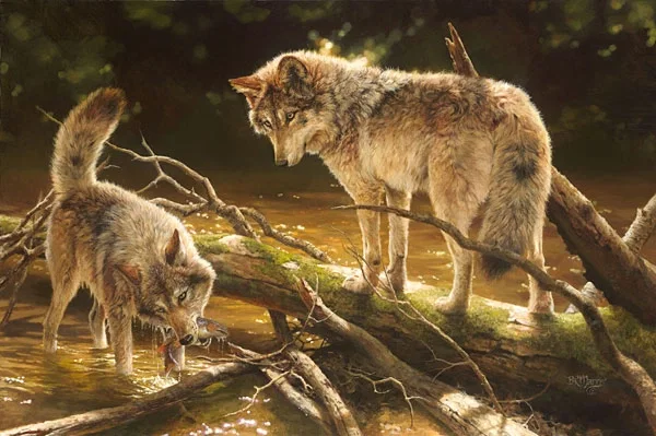 Lucky Catch by Bonnie Marris — Canvas