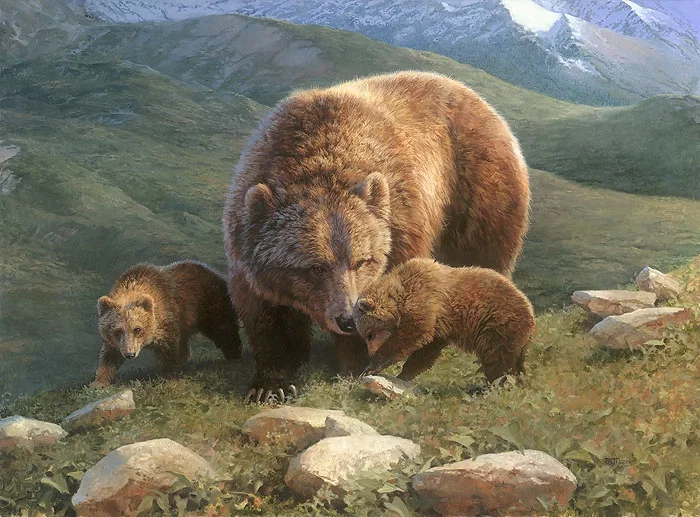 Mountain Mama by Bonnie Marris — Canvas