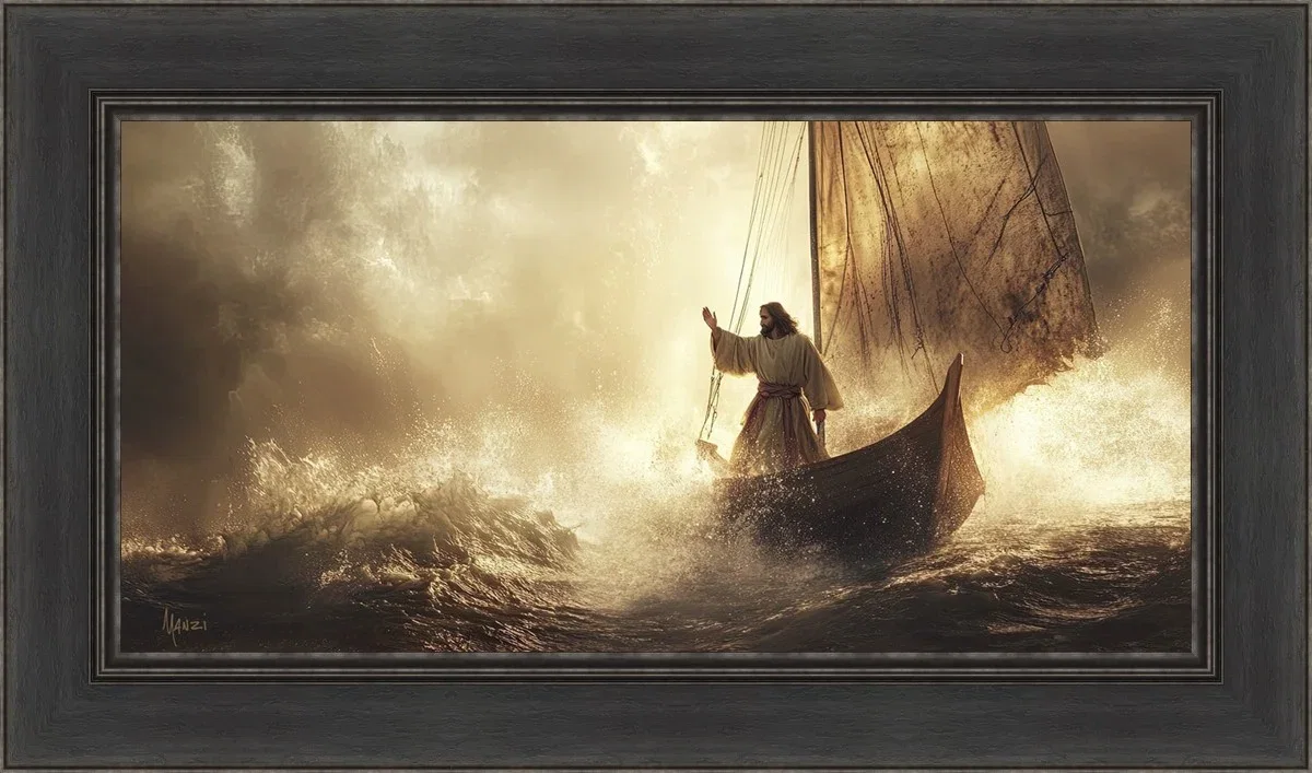 Turbulent Waters by Manzi — Giclee On Canvas