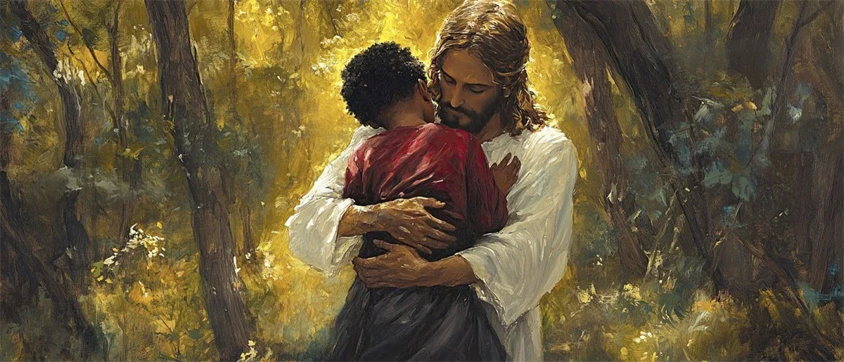 Father to All Children Gallery Wrap by Manzi — Giclee On Canvas