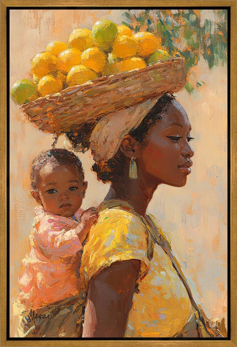 Inspirational Gallery Wrapped Giclee On Canvas by Manzi—uplifting