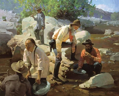 Sutters Gold 1850 by Mian Situ — Canvas
