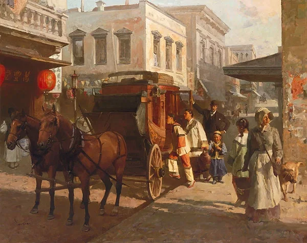 Pacific Carriage Co. San Francisco 1905 by Mian Situ — Master Works Edition On Canvas