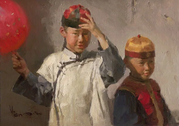 Dressed for the Festival SMALLWORK EDITION ON by Mian Situ — Canvas