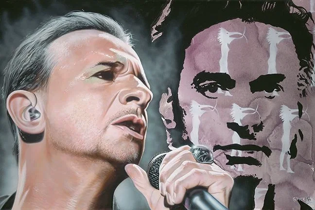I'm Not Looking For Absolution - Depeche Mode/Dave Gaham by Stickman — Giclee On Canvas