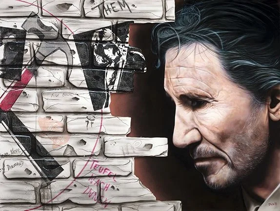 I Don't Think I Need Anything at All - Roger Waters - Pink Floyd by Stickman — -Giclee On Canvas Artist Proof Hand Embellished