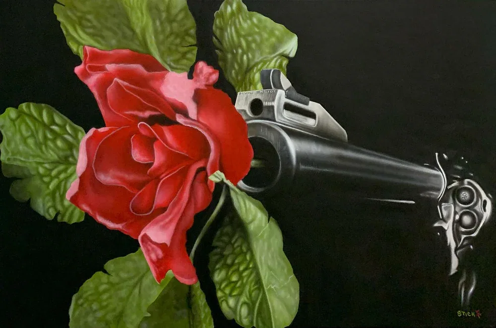 Civil War - Guns N' Roses by Stickman — Giclee On Canvas