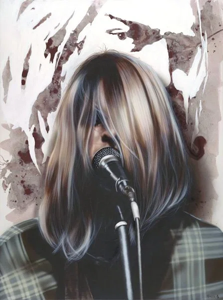 Come as you are - Kurt Cobain by Stickman — -Giclee On Canvas Artist Proof Hand Embellished