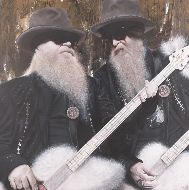 Coz Every Girlz Crazy - ZZ Top's by Stickman — Giclee On Canvas