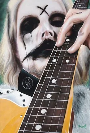 I Am - John 5 by Stickman — -Giclee On Canvas Artist Proof Hand Embellished