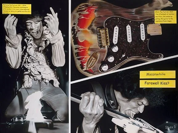 Let Me Stand - Jimi Hendrix by Stickman — Giclee On Canvas