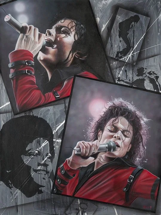 The Way You Make Me Feel - Michael Jackson by Stickman — Giclee On Canvas